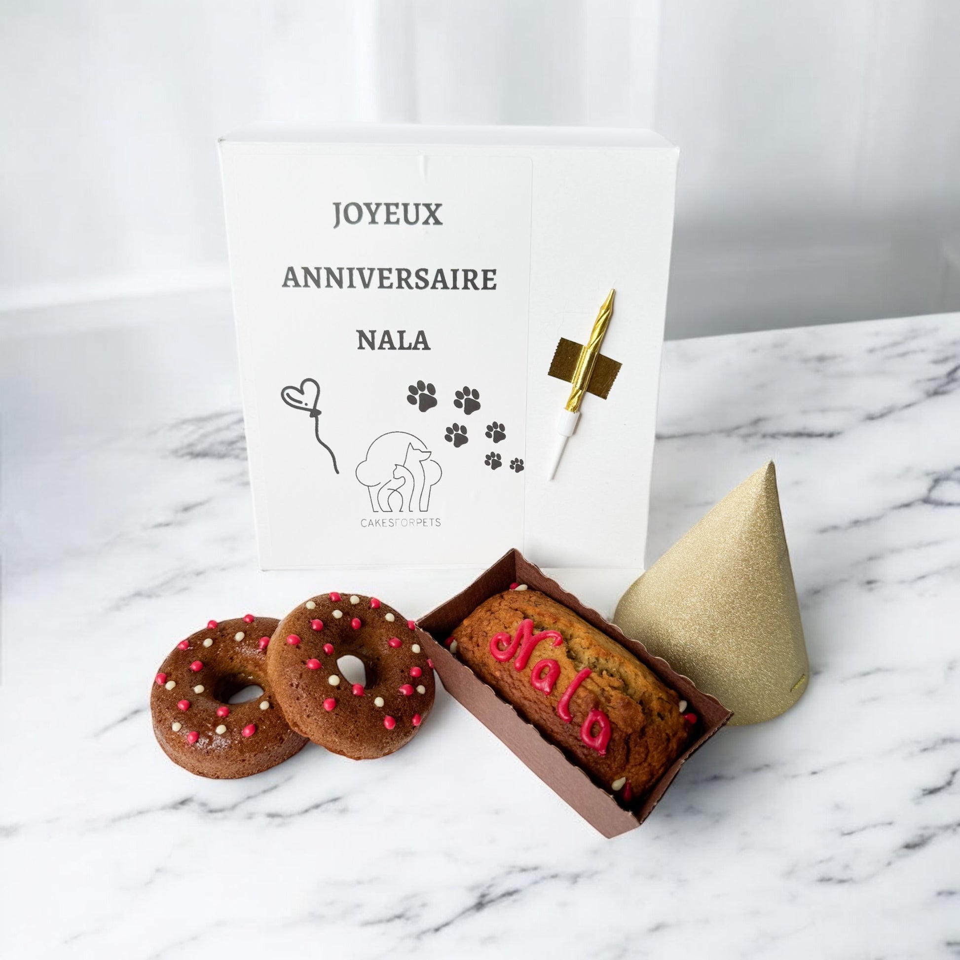 gâteau anniversaire os pour chien