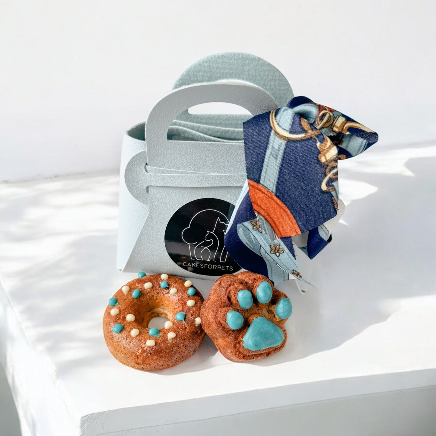 Dog Pastry Handbag - Donuts/Dog Paw - Apple Banana Honey