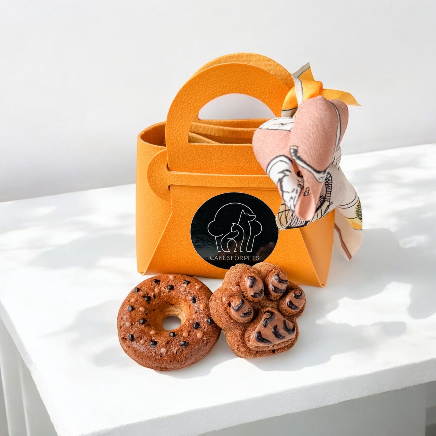 Dog Pastry Handbag - Donuts/Dog Paw - Apple Banana Honey