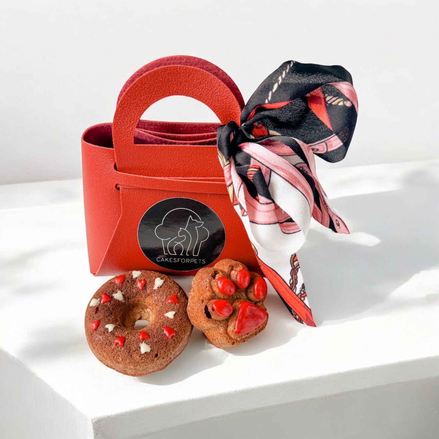 Dog Pastry Handbag - Donuts/Dog Paw - Apple Banana Honey