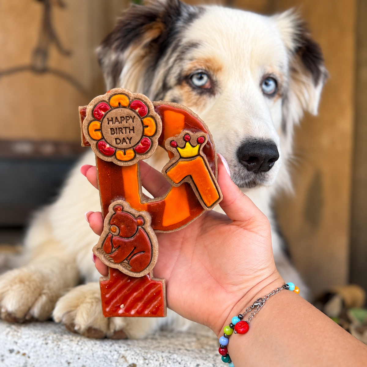 Dog Birthday Cake - Dog Paw