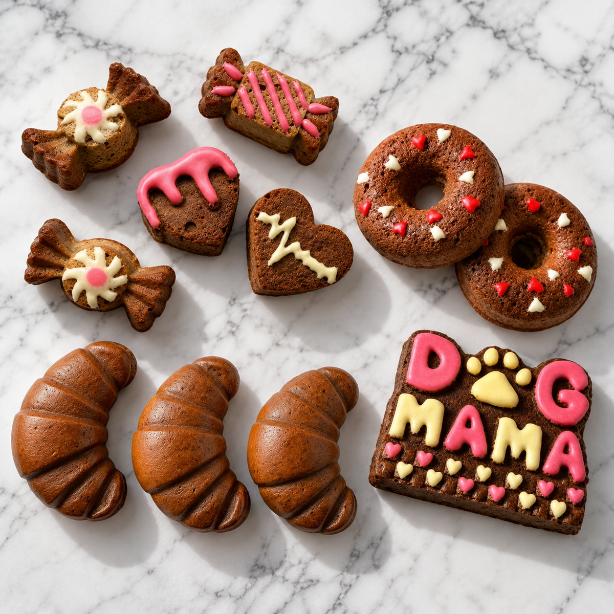 Pâtisseries moelleuses pour chien