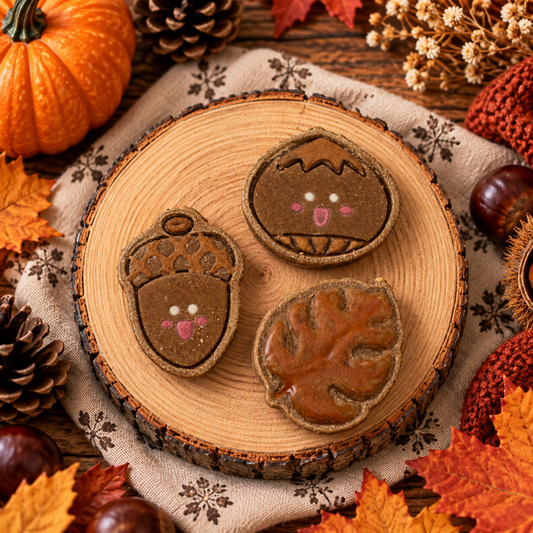 Biscuits d'Automne pour chien - 3 pièces