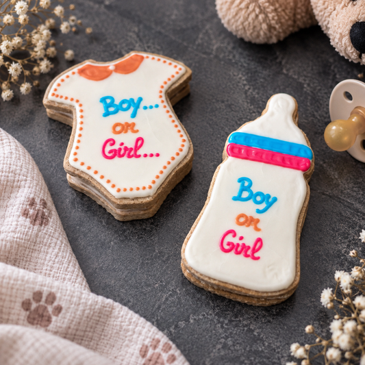 Biscuit Gender Reveal pour chien – Boy or Girl ?